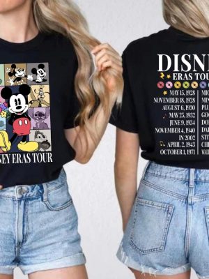 Vintage Disneyland Eras Tour Shirt Mickey And Friends Shirt Retro Walt Disneyworld Disneyland Trip Mickey Eras Tour Shirt Unique revetee 2