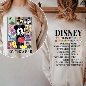 Vintage Disneyland Eras Tour Shirt Mickey And Friends Shirt Retro Walt Disneyworld Disneyland Trip Mickey Eras Tour Shirt Unique revetee 4