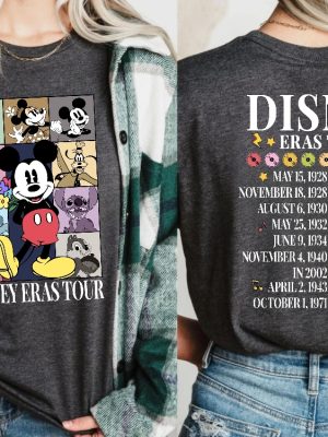 Vintage Disneyland Eras Tour Shirt Mickey And Friends Shirt Retro Walt Disneyworld Disneyland Trip Mickey Eras Tour Shirt Unique revetee 6