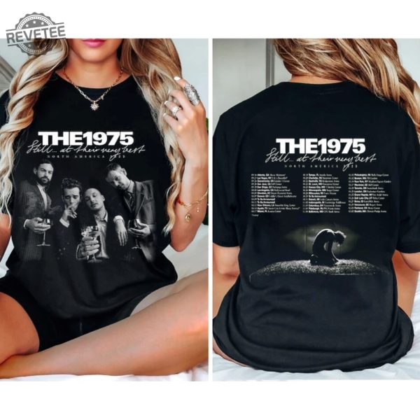 The 1975 At Their Very Best Tour 2023 Black Design Baseball Jersey - Growkoc