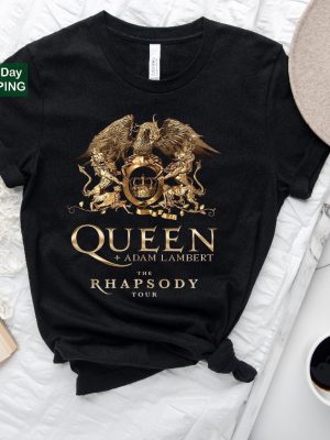 Queen Adam Lambert The Rhapsody Tour 2023 T Shirt Queen Rock Band Tour 2023 Queen Band T Shirt Adam Lambert Tour 2023 Shirt Unique revetee 2