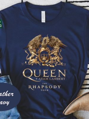 Queen Adam Lambert The Rhapsody Tour 2023 T Shirt Queen Rock Band Tour 2023 Queen Band T Shirt Adam Lambert Tour 2023 Shirt Unique revetee 3