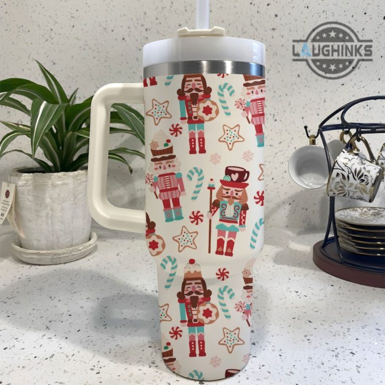 Swig Nutcracker Tumbler Nutcracker Candy 40Oz Stanley Tumbler Christmas