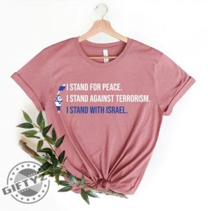 I Stand With Israel Pray For Israel Shirt Israel Love Sweatshirt Support Israel Tshirt Peace In Israel Hoodie Jewish Freedom Shirt giftyzy 4