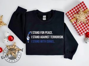 I Stand With Israel Pray For Israel Shirt Israel Love Sweatshirt Support Israel Tshirt Peace In Israel Hoodie Jewish Freedom Shirt giftyzy 7