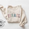 Israel Sweatshirt Israel Shirt Israel Gift Israel Tshirt I Love Israel Hoodie Cute Israel Crewneck Sweater Israeli Diaspora Shirt giftyzy 1
