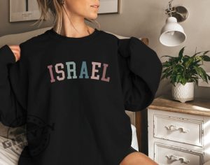 Israel Sweatshirt Israel Shirt Israel Gift Israel Tshirt I Love Israel Hoodie Cute Israel Crewneck Sweater Israeli Diaspora Shirt giftyzy 3