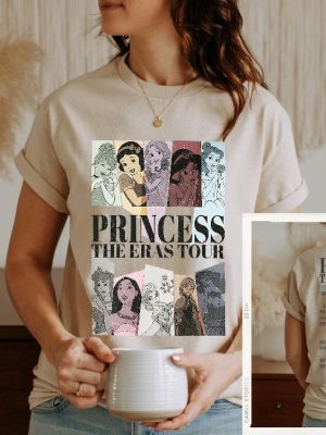 Princess Eras Tour Shirt Disney Princess Shirt Disney Princess Characters Shirt Disney Girl Trip Shirt Disney World Shirt Disney Shirt Unique revetee 2