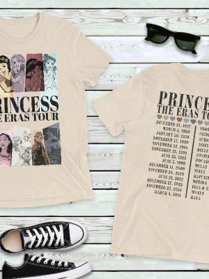 Princess Eras Tour Shirt Disney Princess Shirt Disney Princess Characters Shirt Disney Girl Trip Shirt Disney World Shirt Disney Shirt Unique revetee 3