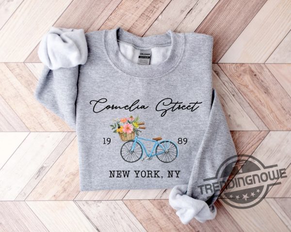 Cornelia Street Shirt Sweatshirt Cornelia Street Shirt Bike Floral Sweater New York Vintage Shirt New York Sweater Nyc Shirt trendingnowe 1