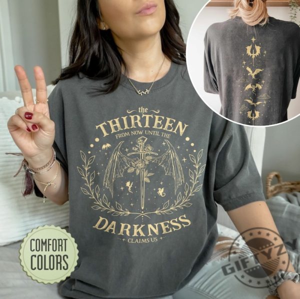 The Thirteen Throne Of Glass Shirt Sjm Merch Tee From Now Until The Darkness Hoodie We Are The Thirteen Sweatshirt Bookish Gift giftyzy 1