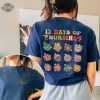 12 Days Of Nursing Hospital Christmas Sweatshirt Custom Christmas Nurse Crewneck Xmas Winter Nurse Crew Hoodie Personalized Nurse Gift Unique revetee 5