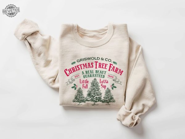 Griswold Christmas Tree Farm Sweatshirt Holiday Sweatshirt Christmas Party Sweatshirt Christmas Vacation Sweatshirt Iprintasty Christmas Unique revetee 1