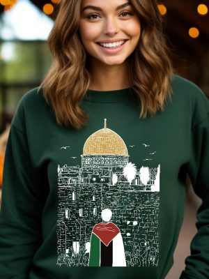 Free Palestine Sweatshirt Palestine Flag Hoodie Jerusalem Sweatshirt Human Rights Shirt Protest Sweater Save Palestine Free Gaza Sweat Unique revetee 2