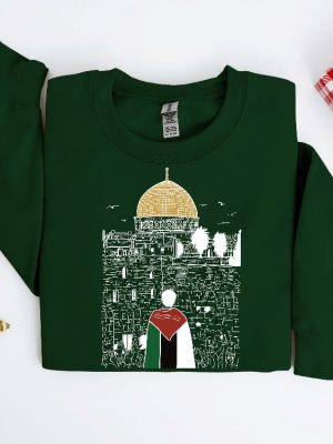 Free Palestine Sweatshirt Palestine Flag Hoodie Jerusalem Sweatshirt Human Rights Shirt Protest Sweater Save Palestine Free Gaza Sweat Unique revetee 5