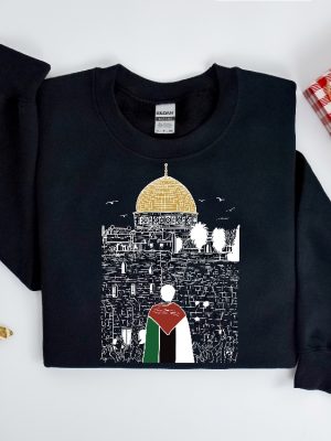 Free Palestine Sweatshirt Palestine Flag Hoodie Jerusalem Sweatshirt Human Rights Shirt Protest Sweater Save Palestine Free Gaza Sweat Unique revetee 6