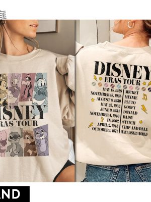 Vintage Disneyland Eras Tour Shirt Mickey And Friends Shirt Retro Walt Disneyworld Disneyland Eras Tour Mickey Eras Tour Unique revetee 2