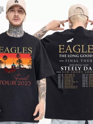 The Eagles Tour 2023 Shirts The Long Goodbye Tour 2023 Shirt The Eagles Band Fan Shirt The Long Goodbye 2023 Concert Shirt Unique revetee 2