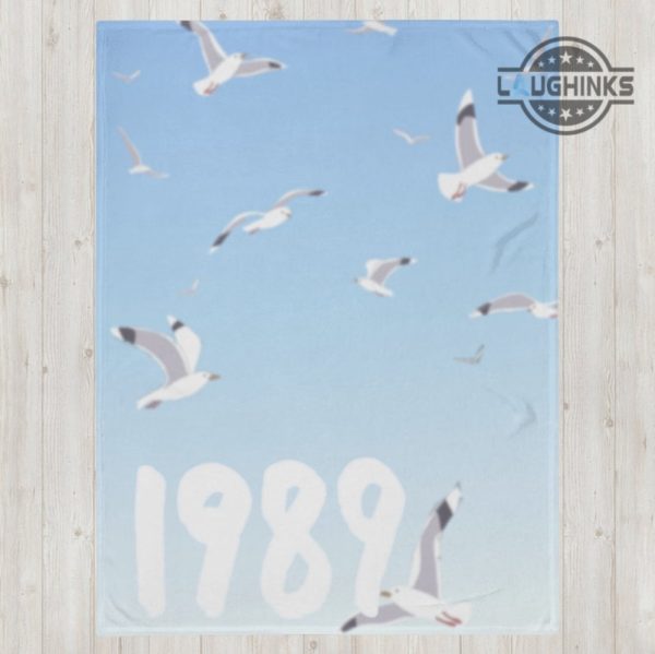 1989 blanket 1989 tv taylors version plush arctic fleece throw sherpa blanket gift for swifties the eras tour merch 1989 album cover concert seagull blankets laughinks 1