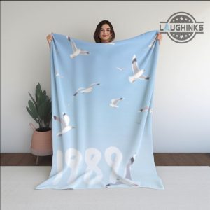 1989 blanket 1989 tv taylors version plush arctic fleece throw sherpa blanket gift for swifties the eras tour merch 1989 album cover concert seagull blankets laughinks 5