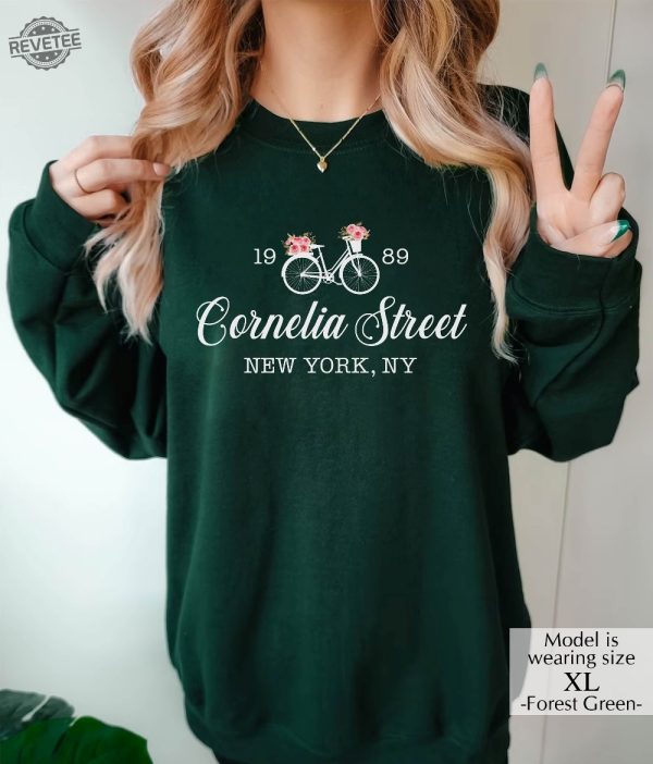 Cornelia Street Sweatshirt New York Sweatshirt New York City Sweatshirt Album Sweatshirt Music Lover Track List Sweatshirt revetee 1