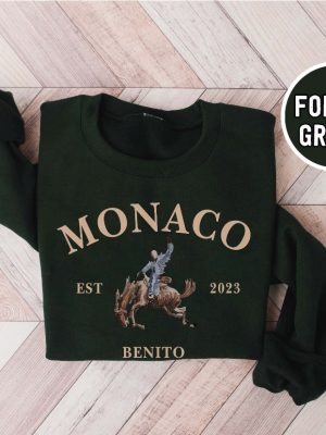 Retro Monaco Sweatshirt Nadie Sabe Lo Que Va Pasar Manana Benito Sweatshirt Gift For Fan Bunny Sweatshirt Music Shirt revetee 3