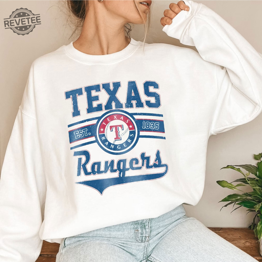 Vintage Texas Ranger Sweatshirt Vintage Texas Baseball Crewneck Sweatshirt Shirt Texas Baseball Sweatshirt Ranger Shirt Baseball Shirt