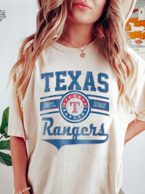 Vintage Texas Ranger Sweatshirt Vintage Texas Baseball Crewneck Sweatshirt Shirt Texas Baseball Sweatshirt Ranger Shirt Baseball Shirt revetee 4