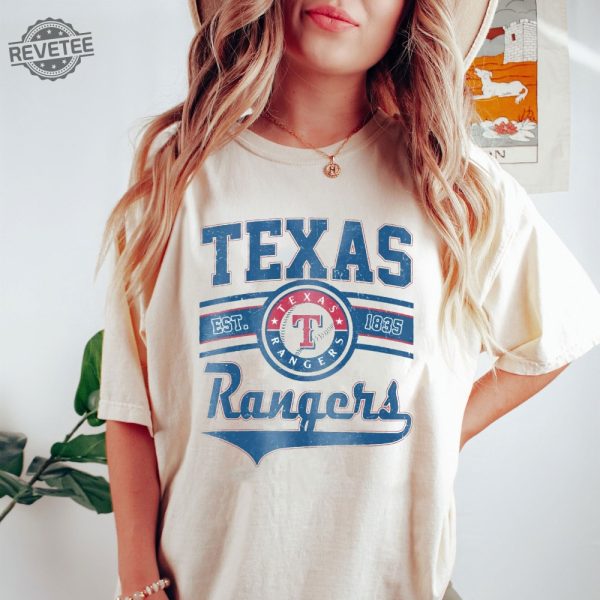 Vintage Texas Ranger Sweatshirt Vintage Texas Baseball Crewneck Sweatshirt Shirt Texas Baseball Sweatshirt Ranger Shirt Baseball Shirt revetee 4