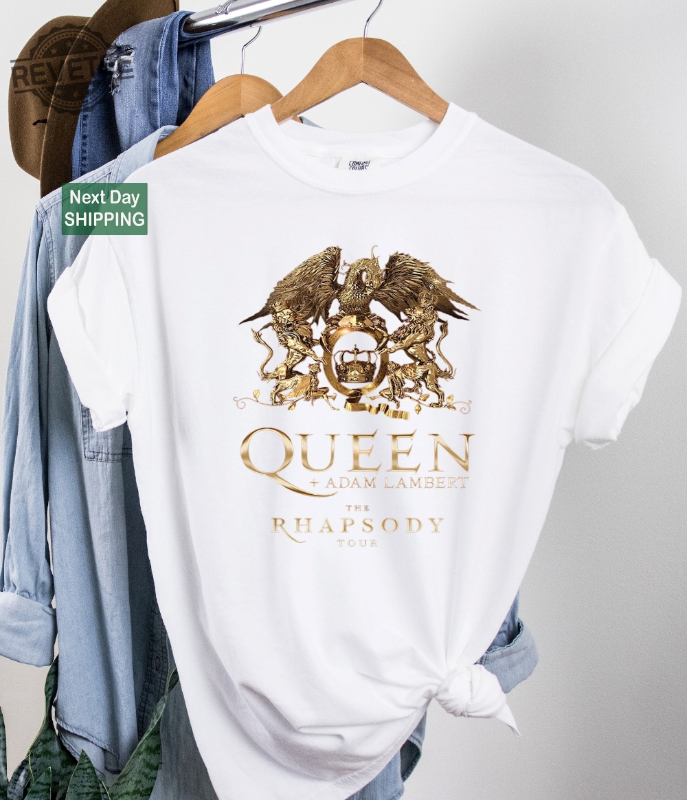 Queen Adam Lambert The Rhapsody Tour 2023 T Shirt Queen Rock Band Tour 2023 Queen Band T Shirt Adam Lambert Tour 2023 Shirt