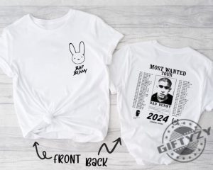 Bad Bunny Most Wanted Tour Shirt Nadie Sabe Lo Que Va Pasar Manana Hoodie Bad Bunny Tshirt Bad Bunny Concert Sweatshirt Bad Bunny Merch giftyzy 4