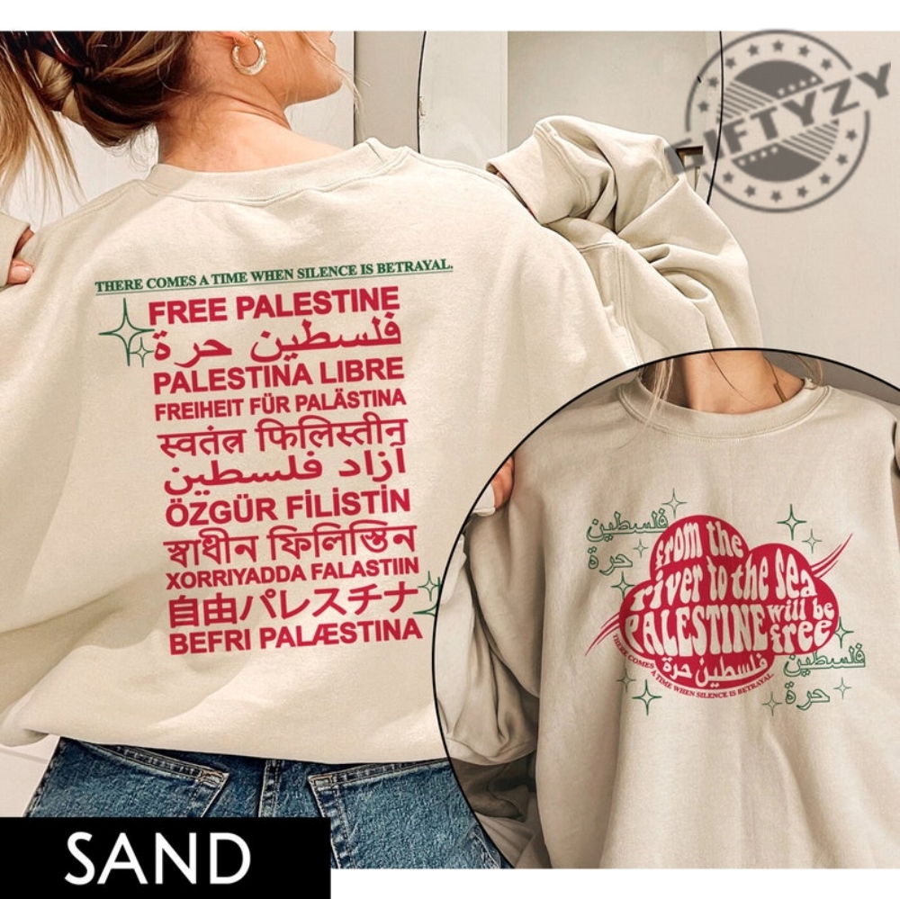 Palestine Free Gaza Shirt Free Palestine Hoodie Palestine Flag Crewneck Sweatshirt Stand With Palestine Tshirt Gaza Tee No More War Shirt