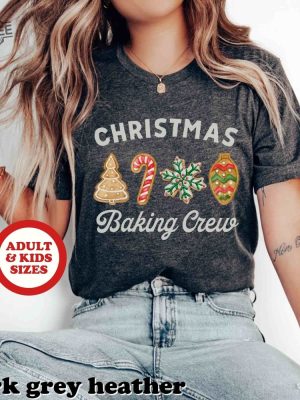 Christmas Baking Shirts Christmas Cookie Shirt Matching Family Shirts Family Christmas Shirt Baking Crew Shirts Toddler Baby Women Christmas Unique revetee 4