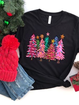 Christmas Sweatshirt Christmas Sweater Christmas Crewneck Christmas Tree Sweatshirt Holiday Sweaters For Women Winter Sweatshirt Unique revetee 2