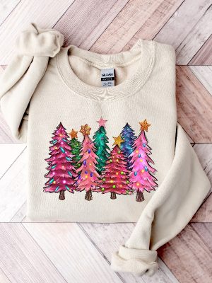 Christmas Sweatshirt Christmas Sweater Christmas Crewneck Christmas Tree Sweatshirt Holiday Sweaters For Women Winter Sweatshirt Unique revetee 3