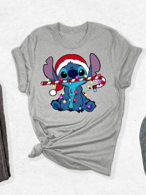 Lilo And Stitch Shirt Lilo And Stitch Christmas Stitch Shirt Disney Christmas Shirt Disney Shirt Christmas Shirt Christmas Gift Unique revetee 2