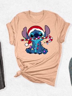 Lilo And Stitch Shirt Lilo And Stitch Christmas Stitch Shirt Disney Christmas Shirt Disney Shirt Christmas Shirt Christmas Gift Unique revetee 3