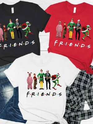 Christmas Friends Shirt Christmas Family Movie Shirt Christmas Holiday Movie Watching Shirt Christmas 90S Movie Shirt Gift For Christmas Unique revetee 2