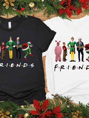 Christmas Friends Shirt Christmas Family Movie Shirt Christmas Holiday Movie Watching Shirt Christmas 90S Movie Shirt Gift For Christmas Unique revetee 4