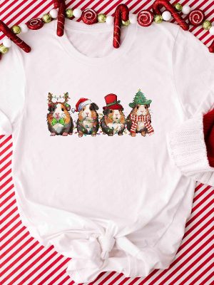 Merry Pigmas Sweatshirt Christmas Guinea Pig Sweater Funny Guinea Pig Shirt Christmas Farm Animal Shirt Christmas Sweatshirt Unique revetee 4