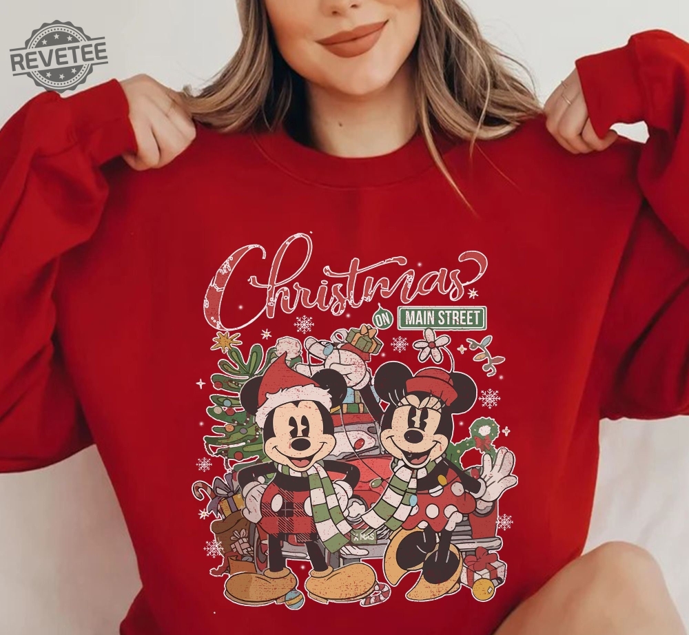 Minnie Mouse Christmas Shirt, Disneyland Christmas Shirts, Gifts for Disney  Lovers - Happy Place for Music Lovers