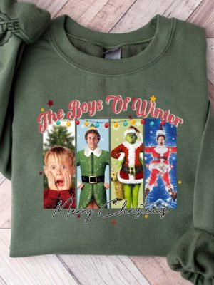 Christmas Movie Shirt The Boys Of Winter Shirt Retro Holiday Christmas Sweatshirt Home Alone Funny Shirt Christmas Movie Character Shirt Unique revetee 2