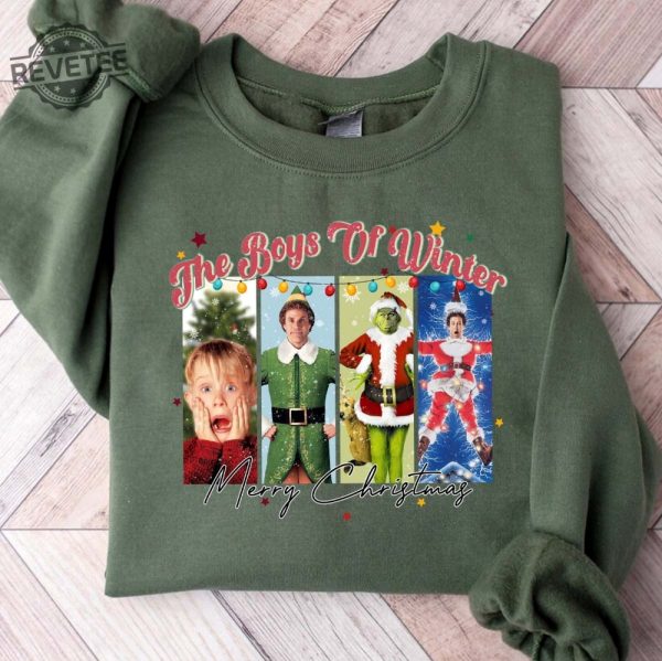 Christmas Movie Shirt The Boys Of Winter Shirt Retro Holiday Christmas Sweatshirt Home Alone Funny Shirt Christmas Movie Character Shirt Unique revetee 2