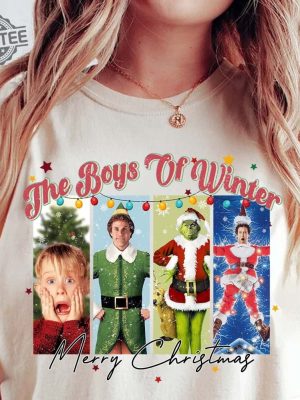 Christmas Movie Shirt The Boys Of Winter Shirt Retro Holiday Christmas Sweatshirt Home Alone Funny Shirt Christmas Movie Character Shirt Unique revetee 3