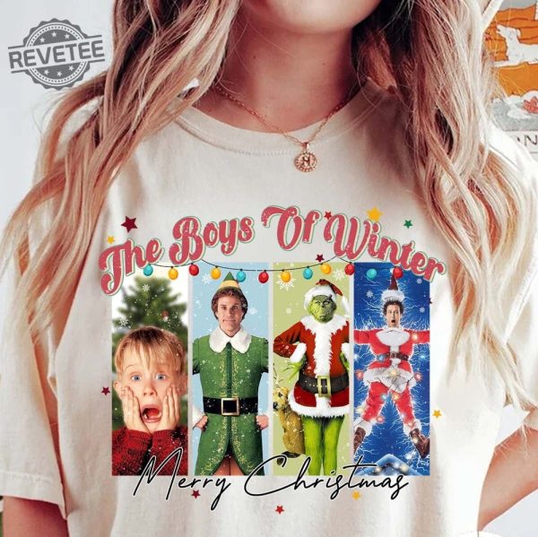 Christmas Movie Shirt The Boys Of Winter Shirt Retro Holiday Christmas Sweatshirt Home Alone Funny Shirt Christmas Movie Character Shirt Unique revetee 3