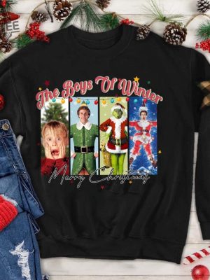 Christmas Movie Shirt The Boys Of Winter Shirt Retro Holiday Christmas Sweatshirt Home Alone Funny Shirt Christmas Movie Character Shirt Unique revetee 4