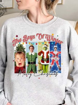 Christmas Movie Shirt The Boys Of Winter Shirt Retro Holiday Christmas Sweatshirt Home Alone Funny Shirt Christmas Movie Character Shirt Unique revetee 5