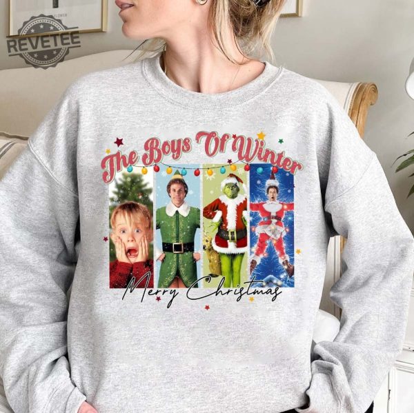 Christmas Movie Shirt The Boys Of Winter Shirt Retro Holiday Christmas Sweatshirt Home Alone Funny Shirt Christmas Movie Character Shirt Unique revetee 5