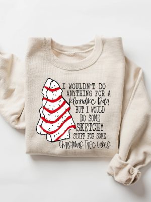 Christmas Tree Cake Sweatshirt Christmas Cake Shirt Christmas Crewneck Holiday Sweater Funny Christmas Shirt Xmas Tee New Year Shirt Unique revetee 2