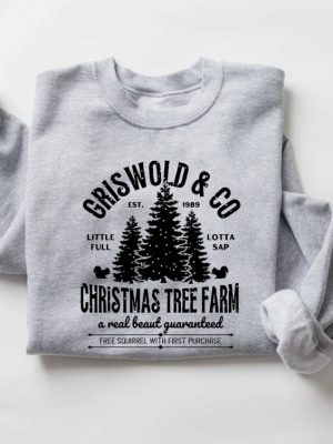 Griswold Christmas Sweatshirt Griswold Co Sweater Christmas Tree Farm Sweatshirt Little Full Lotta Sap Family Vacation Xmas Family Christmas Unique revetee 2